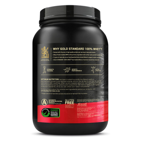 Gold Standard 100% Whey Protein | 907 g (2 lbs) | Double Rich Chocolate - Image 13